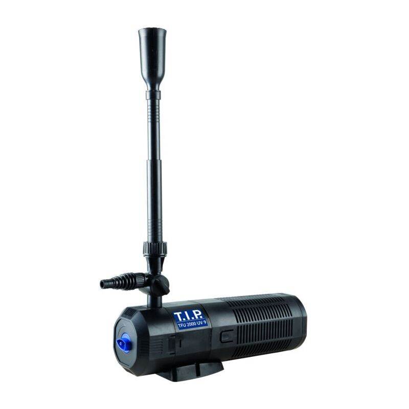 Pompe de bassin tip 5en1 - bassin de 4 000 l, 2 000 l/h, projecteur uv-c, Filter / jeu d&39eau, tfu 2000 uv 9, 30429