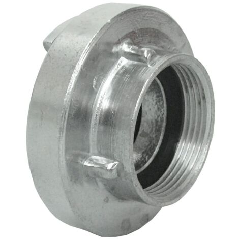 T.I.P. C 52-Storz Frizione 1,5 Pollici IG (45,48 mm) – Attacco Fisso Argento (con Guarnizione in Nitrile per aspirazione e Pressione, per Tubi, contenitori, Tubi in Tessuto e dispositivi Come Pompe)