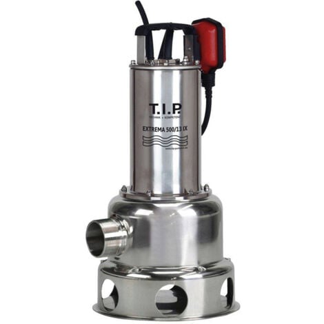 T.I.P. Extrema 500/13 Pro Schmutzwasserpumpe - 30.000 L/Std. - 1800W - Förderhöhe 13 m - Korngröße 40 mm - Tauchpumpe