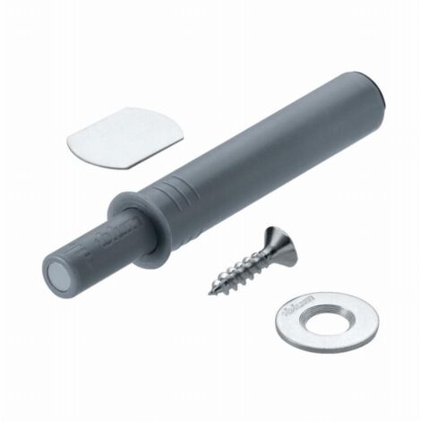 TIP-ON ferme-porte pour portes intérieures 1300mm gris – Force de fermeture 1154 – Système sans poignée – Réglage +4 à -1mm – LOQ1004 – LMC