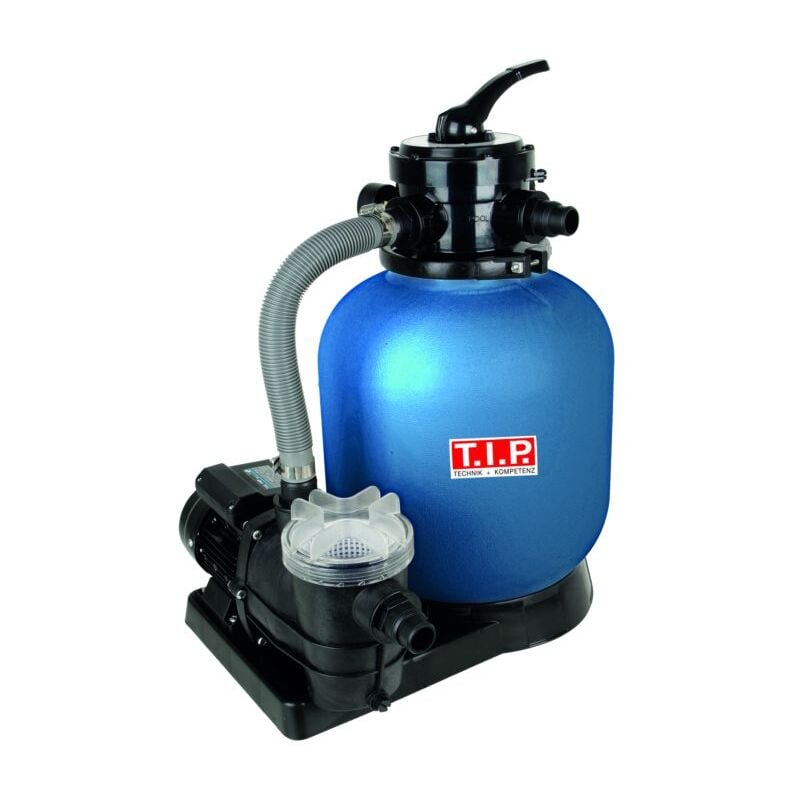 Système de filtration à sable tip - kit de filtres Pool avec préfiltre, bassin de 40 m³, 13 200 l/h, vanne 4 voies, spf 370 f, 30309