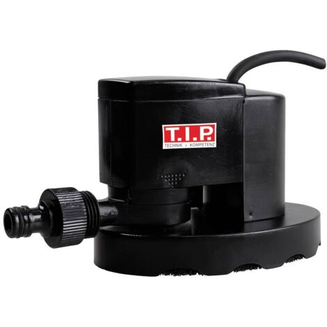 T.I.P. Pompa per piscina con copertura automatica (per teloni e pellicole solari, pompa di drenaggio idromassaggio, portata 1.300 l/h, altezza di mandata 1,6 m, spugna filtro, protezione