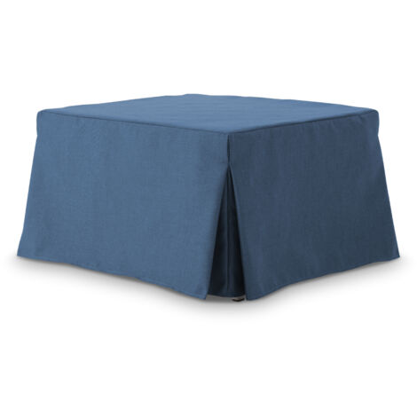 TIP-TOP Schlafhocker aus wasserfestem Stoff  T13 73 cm blau