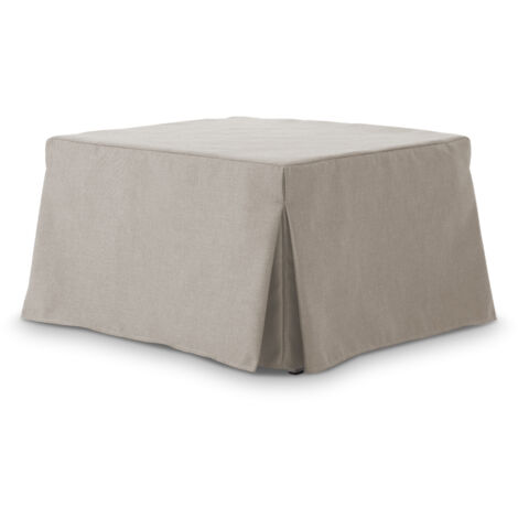 TIP-TOP Schlafhocker aus wasserfestem Stoff  T13 73 cm creme