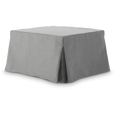TIP-TOP Schlafhocker aus wasserfestem Stoff  T13 73 cm grau