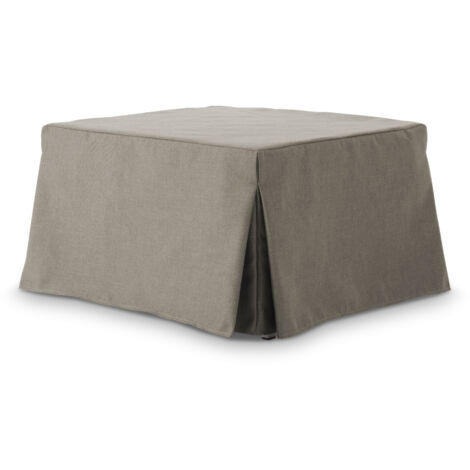 TIP-TOP Schlafhocker aus wasserfestem Stoff  T13 73 cm graubeige