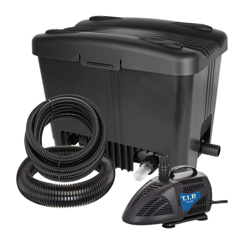 Kit de filtres de bassin tip - pour bassin de 10 000 l, uv-c 11 w, humide et sec, récipient filtrant de 35 l, wdf 10000 uv 11, 30495