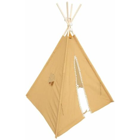 Tipi Déco Enfant Wapi 160cm Ocre