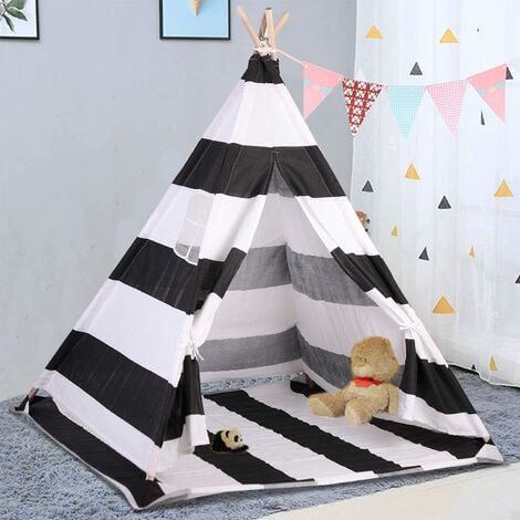 Tipi indien enfant tente de jeu pour fille et garçon teepee intérieur  extérieur ECD GERMANY Pas Cher 