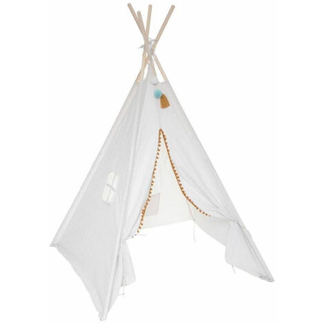 TIPI PER BAMBINI Tenda crema con finestra laterale BOHO
