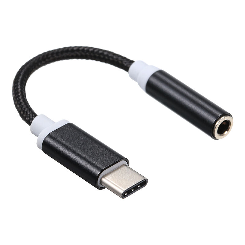 

Tipo-C a Jack 3.5mm AUX Adaptador convertidor de cable de audio USB-C Macho a 3.5mm Auriculares Reemplazo de conector hembra para Xiaomi Samsung