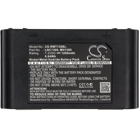 Tipo di batteria 7.2 v Ni-Mh 1.2 Ah NC1300 per Ravioli MH1300