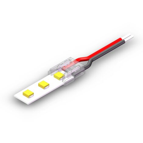 Tipo di connettore a scatto SMD/COB: dritto 2 pin 8 mm 4 A + cavo da 15 cm