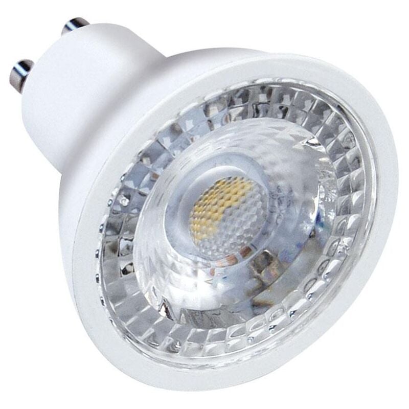 Tipo Encastré GU10 rond orientable blanc a/lpe led 4,5W 3000K 470lm incl. Aric 51122