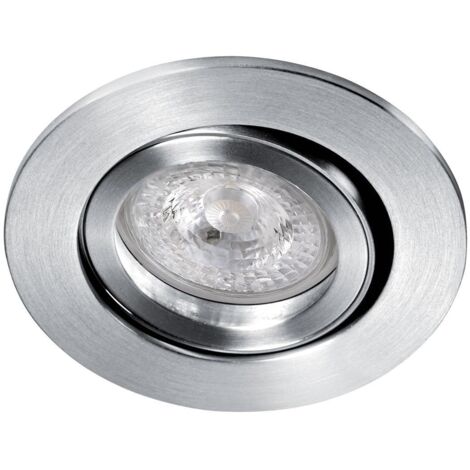 TIPO R-230 Encastré GU10 rond orientable et basc. alu Lpe non incl. 4145