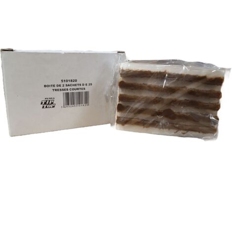 TIPTOP - Boîte 50 Tresses courtes (2x25) Sealfix - 5101820 - Ce produit de marque TIP TOP est neuf.