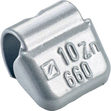 TIPTOP - Masse 161 jante tôle à bord plat zinc plastifié 40g - lot de 10 pcs - 5666400