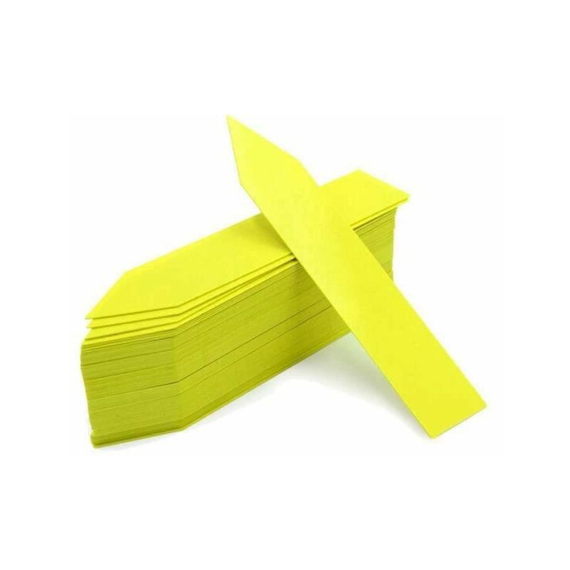 Étiquettes de pépinière en plastique de type T. 100 pieces. Marqueurs de plantes en plastique. Pour pots de pépinière. Département À l'intérieur et à
