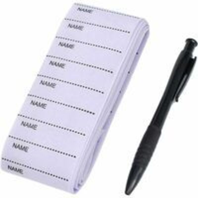 Tiquettes de VêTements TisséS 200 Feuilles Rubans de Nom ETiquettes Etiquette PersonnaliséE à Fixer au Fer à Repasser ETiquettes Thermocollantes