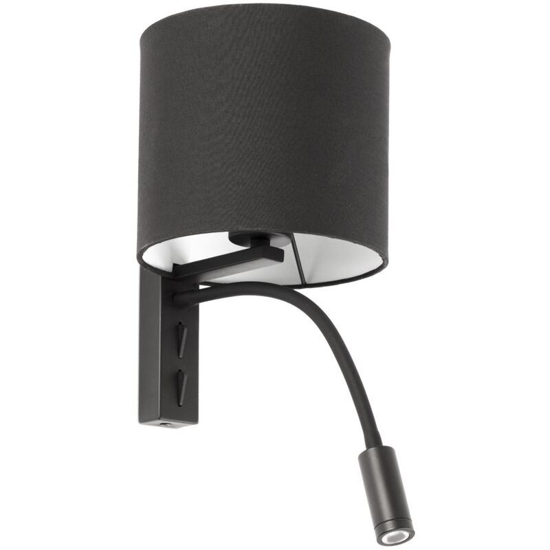 

TIRA Aplique de pared con lector 64323 - NEGRO MATE
