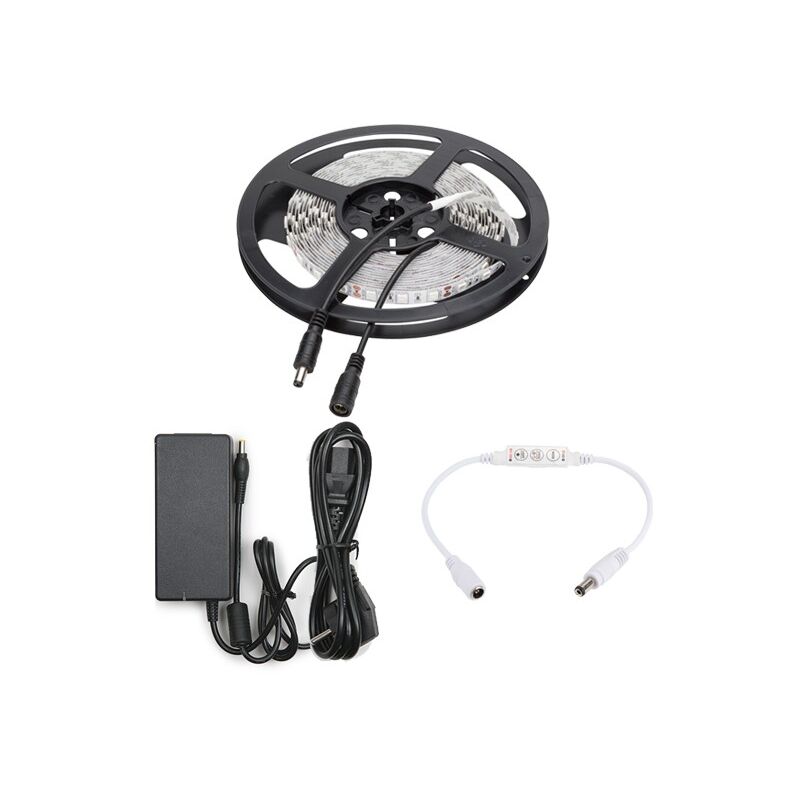 

Tira de 300 LEDs 72W 4200Lm SMD5050 12VDC Verde Transformador/Dimmer x5M 30.000H [KIT-PL219009G-AP] | Verde (KIT-PL219009G-AP)