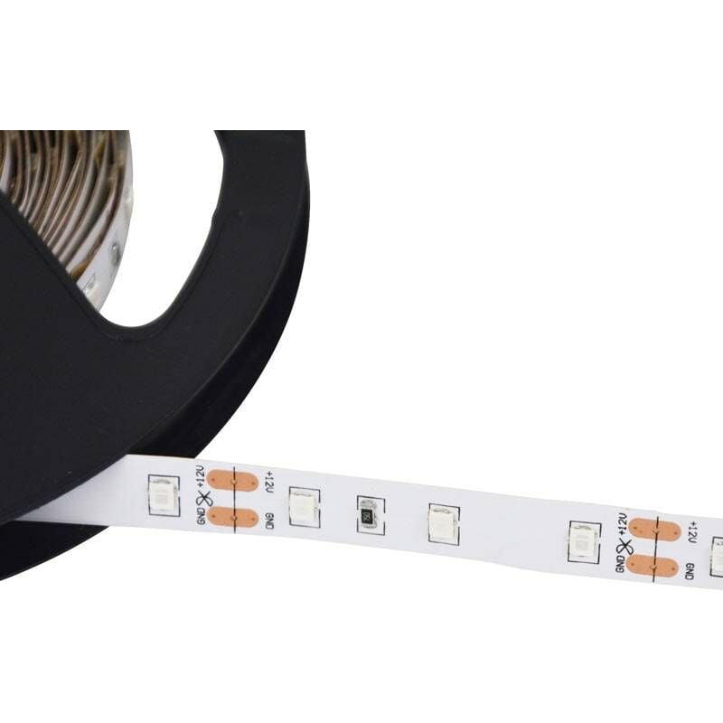 

Barcelona Led - Tira de LED 12V-DC 50W 10mm monocolor IP20 (SMD2835 60ch/m) Rollo 5 metros | Rojo