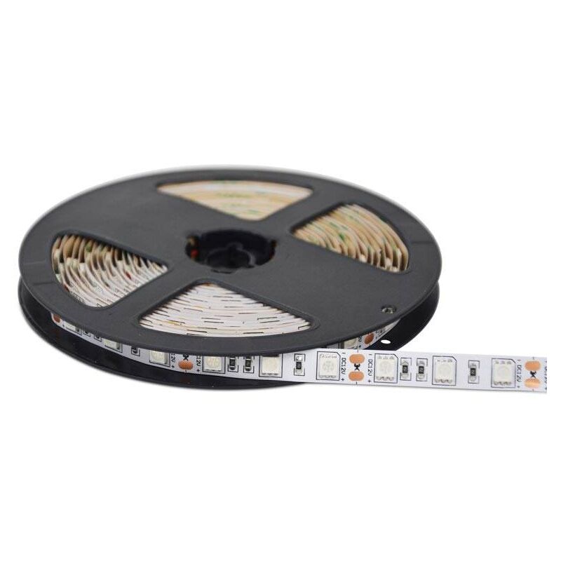 

Barcelona Led - Tira de LED 12V-DC 70W 10mm ultravioleta IP20 (SMD5050 60ch/m) Rollo 5 metros