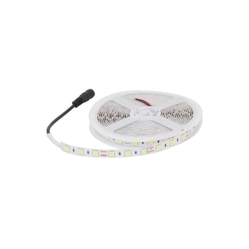 

Tira de LED 24V DC SMD5050 Videny IP20 60 Led/m – 5 Metros | Blanco Neutro -4500K