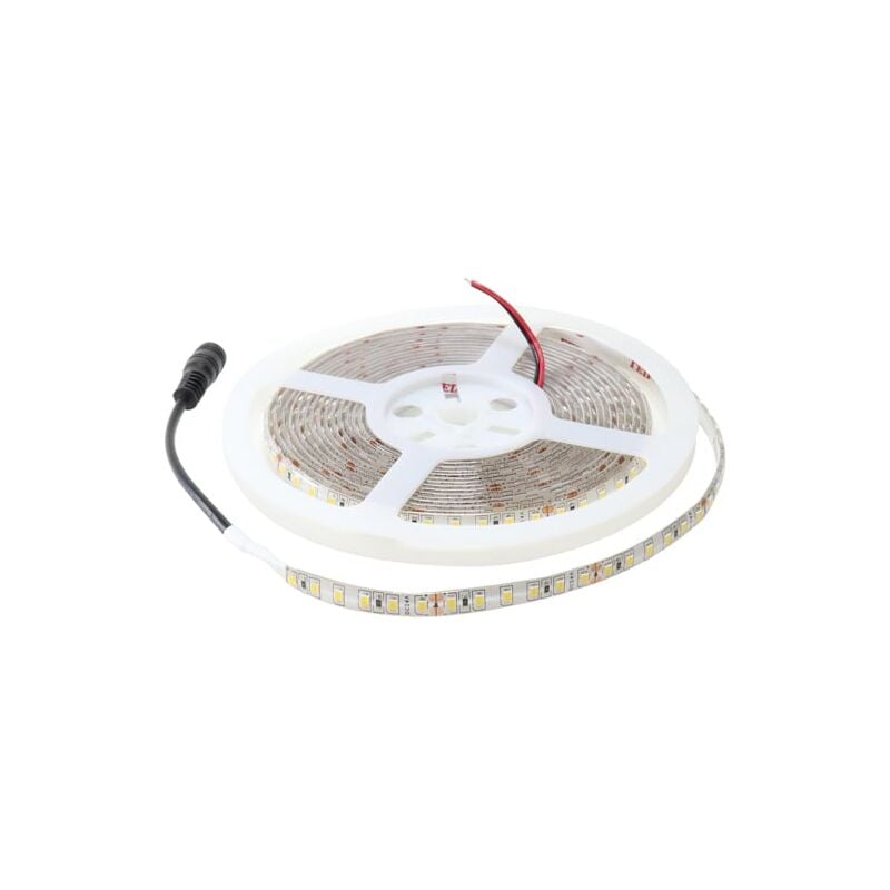 

Tira de LED 45W 24V DC SMD2835 120LED/m 9W/m IP65 (5 metros) Blanco Cálido 3000K | IluminaShop