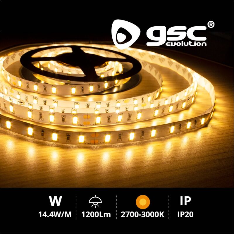 

Rollo 5M LED SMD5630 (14.4W) 2700K-3000K IP20 24V