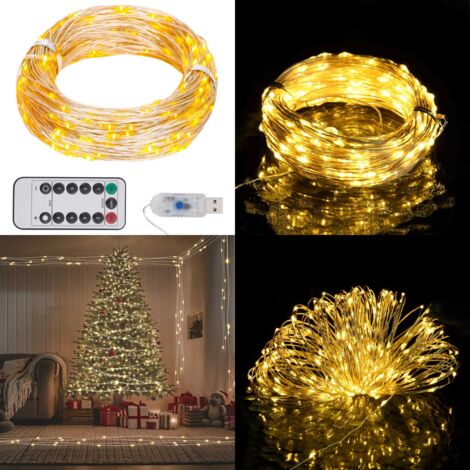 Tira de luces con 300 LED PVC blanco cálido 30 m - Luces LED - Iluminación decorativa