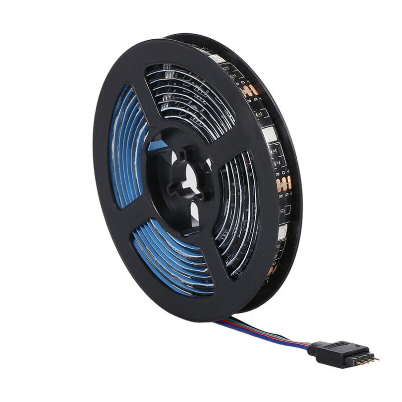 

Tira de luces LED de alimentacion por USB, 5050 RGB Luz de fondo de TV BT APP Luces LED de musica remota, 5M 16.4ft