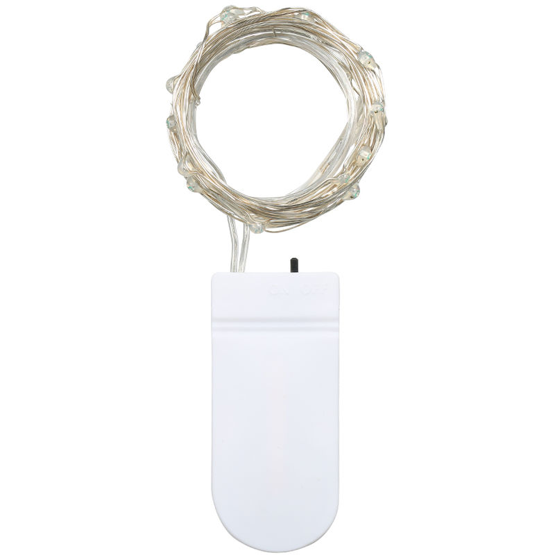 

Tira de luz de cadena de alambre de cobre estrellado de hadas, con pilas,1M/3.3FT 10 LED,Luz verde