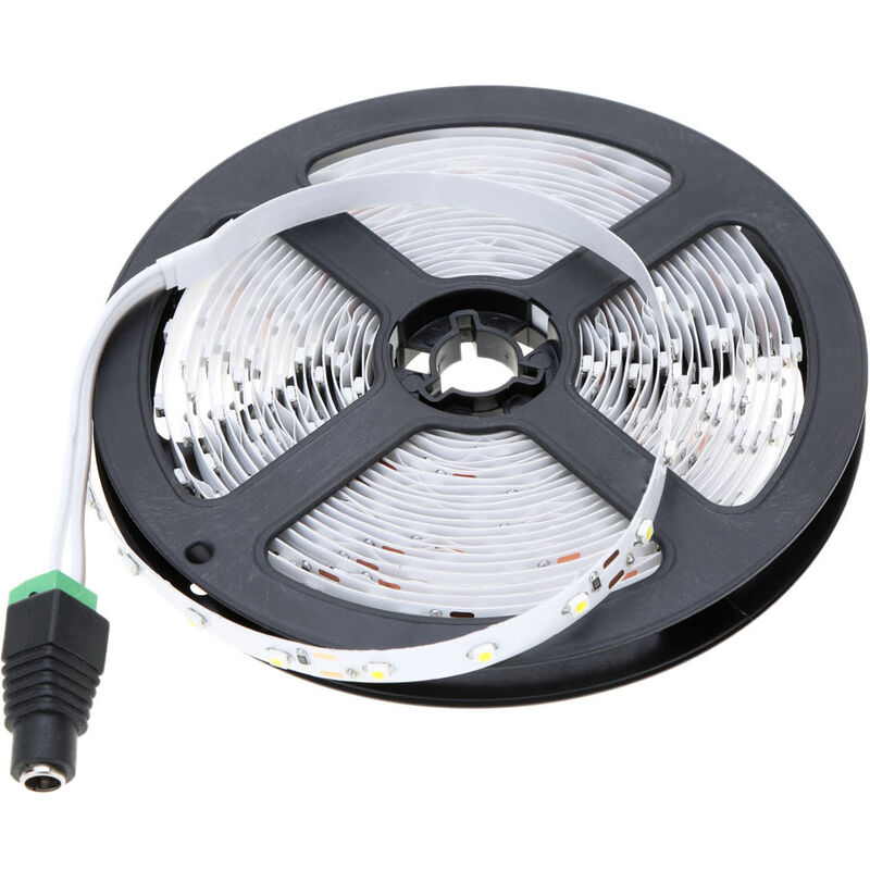 

Happyshopping - Tira de luz LED blanca SMD 3528 Luz flexible 60LEDs / m 5 m / lote con adaptador 12V 2A para Bar Hotel Restaurante