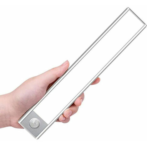 Tira de luz nocturna magnética para cocina LED - Aluminio Plata - LED integrado 5500K -