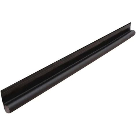 Tira de sellado para puerta, tira antipolvo, deflector de viento ajustable en la parte inferior de la puerta, tira de aislamiento acústico negra