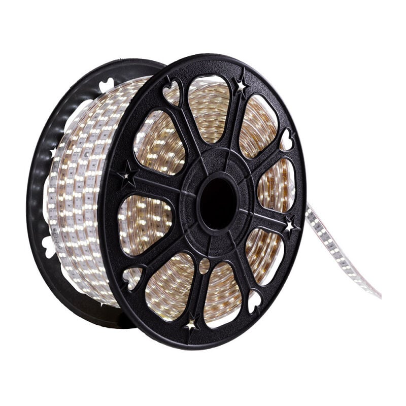 

Tira de 120 LEDs/M 500W 1.000Lm 6000ºK SMD5050 220VAC IP65 x50M 30.000H [GR220/120/50M-CW] | Blanco Natural (GR220-120-50M-CW)