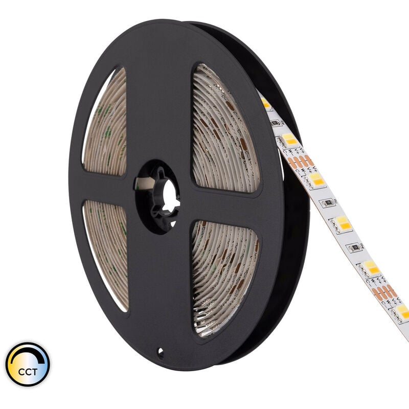 

Tira LED 12V DC 60LED/m 5m CCT Seleccionable IP20 Seleccionable (Cálido-Neutro-Frío) . - Seleccionable (Cálido-Neutro-Frío)