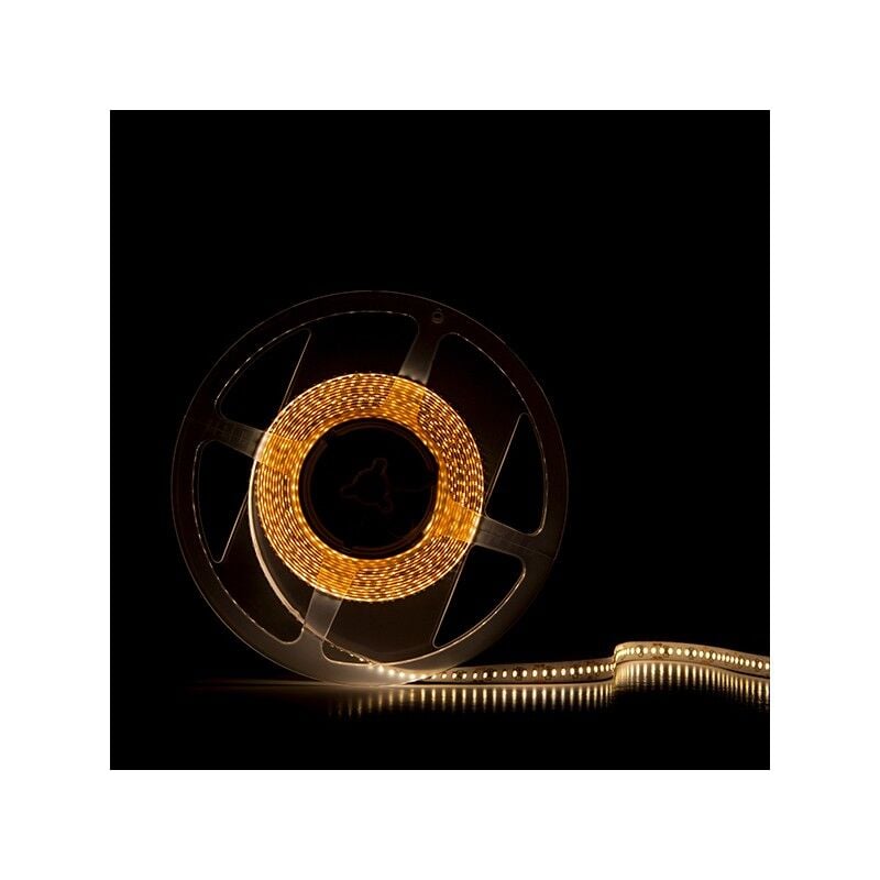 

Tira LED 204Xm SMD3014 1.840-2.450Lmm 105W 24VDC IP20 x 5M | Blanco Natural (SU-3014-204-21W-CW)