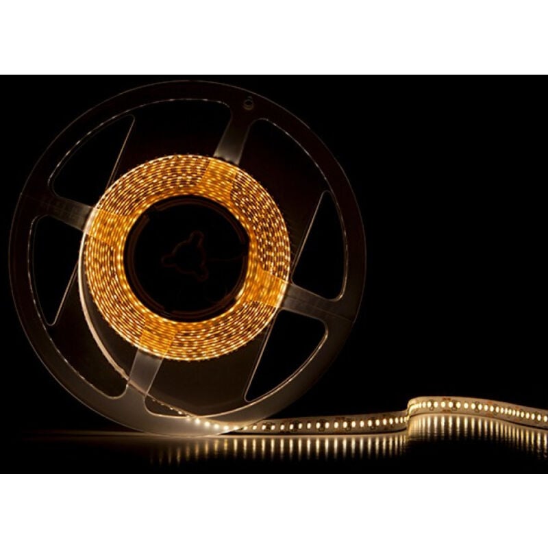 

Tira LED 204Xm SMD3014 1.840-2.450Lmm 105W 24VDC IP20 x 5M | Blanco Cálido (SU-3014-204-21W-CW)