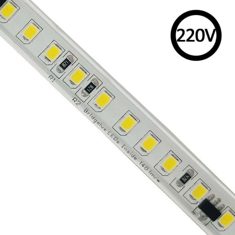 Bande LED 220V Bridgelux SMD2835, 140Led/m, 2566lm/m, Dimmable