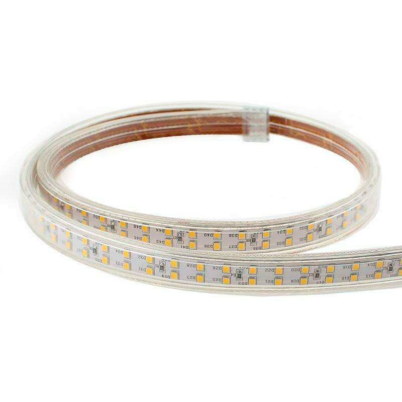 Bande led 220V SMD2835 double, 180Led/m, bobine de 1 mètre, blanc