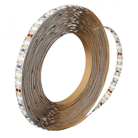 Tira LED 24V DC 140LED/m 4.3W 5m Ancho 8mm Corte cada 5cm Master  4000K Blanco Neutro