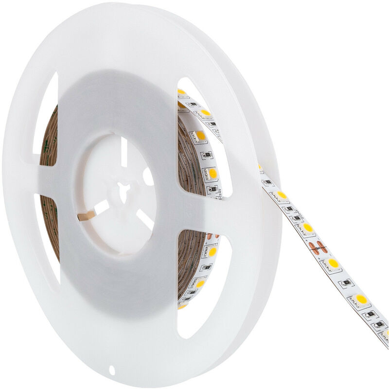 

Tira LED 24V DC 60LED/m 5m IP20 Blanco Cálido 2800K - 3200K . - Blanco Cálido 2800K - 3200K