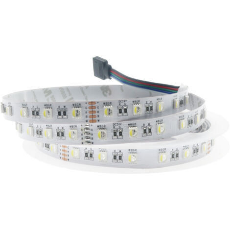 Tira Led 24V Dc Smd5050 Videny Ip65 Rgb+C(6000k) 60 Led/m - 5 Métros RGB+C - Ledme - LM2452
