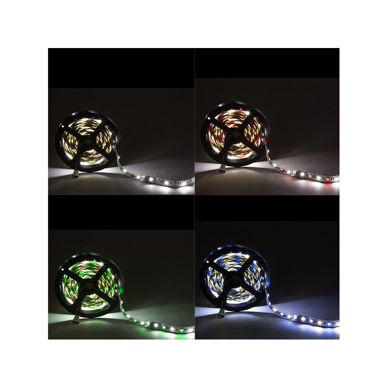 

Tira LED 300 LEDs 60W SMD5050 24VDC IP20 RGB+Blanco x 5M (CA-5050-60-24-IP20-RGB-W)