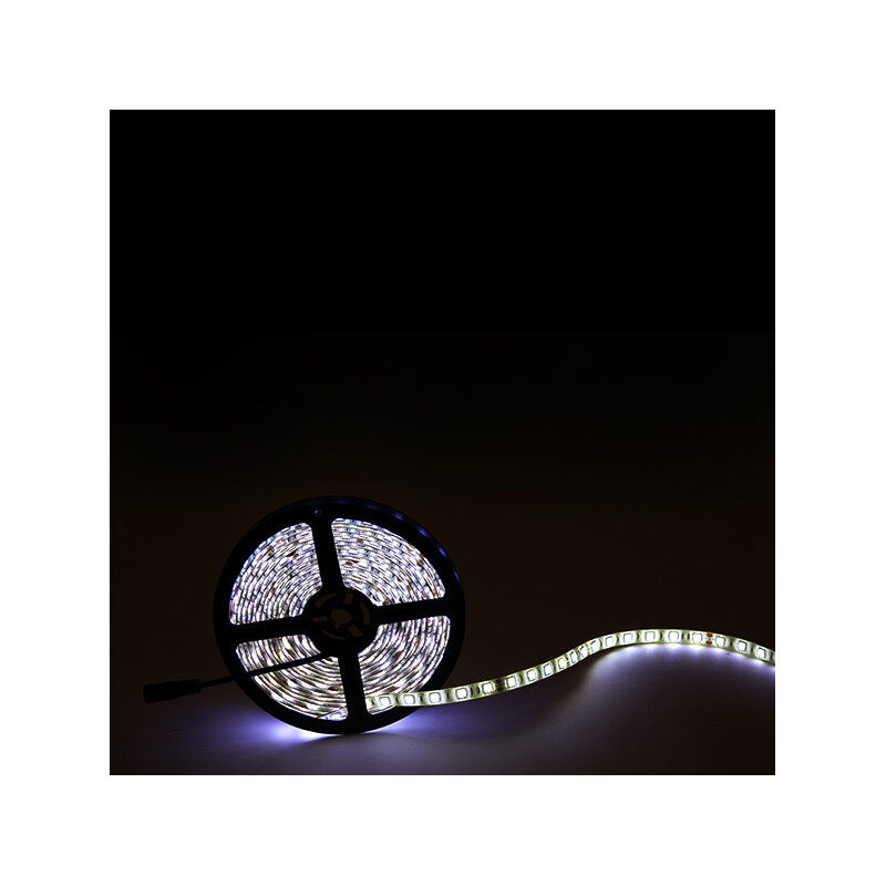 

Tira LED 300 LEDs 60W SMD5050 24VDC IP65 x 5M | Blanco Cálido (CA-5050-60-24-IP65-CW)