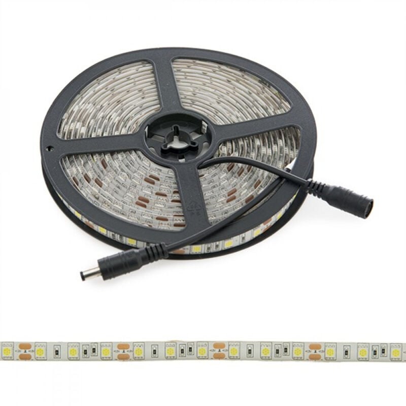 

Tira de 300 LEDs 72W 4.200Lm SMD5050 12VDC IP65 x5M 30.000H [PL219010] | Blanco Calido (PL219010)
