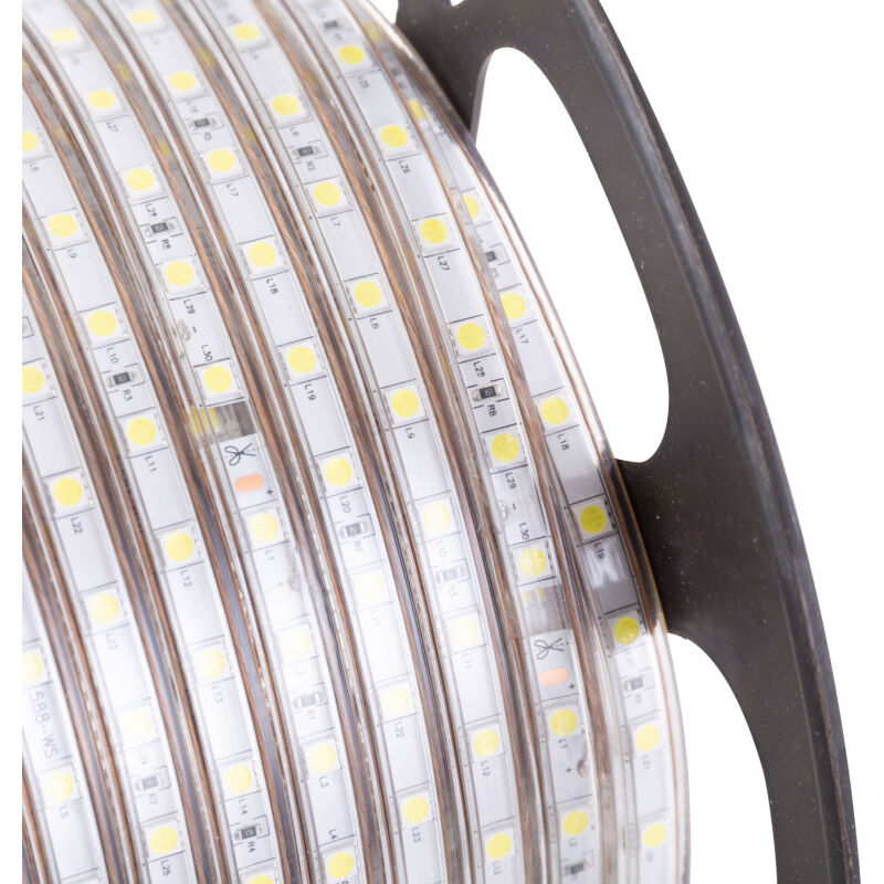 

Tira de 60 LEDs/M 500W 42.000Lm SMD5050 220VAC IP65 x50M 30.000H [GR220/60/50M] | Rojo (GR220/60/50M)