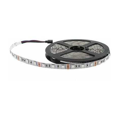 Tira LED 5 metros 12V IP20, Luz Fría 6000K, 300 LEDs, SMD2835, Base  Adhesiva De Alta Calidad 3M, Corte cada 5 Centímetros